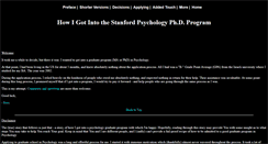 Desktop Screenshot of howigotintostanford.com